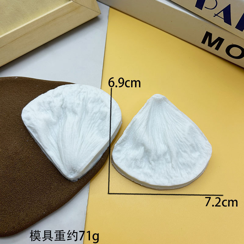 翻糖模具各种玫瑰郁金香花瓣叶子糖花硅胶双片夹模立体纹路模多款|undefined