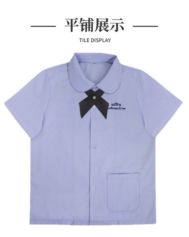 タイの学校制服 JK制服 タイ風シャツ 中学生クラス制服 サマースーツ カレッジスタイル JKシャツ 同型服|undefined