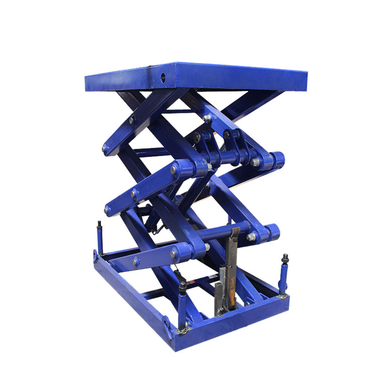 固定剪叉式升降平台 小型电动自动升降机 家用工厂仓库液压货梯