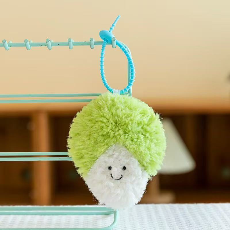 Simulación de frutas y verduras juguetes de peluche colgante repollo fruta muñeca llavero muñeca boda máquina de lanzamiento muñeca