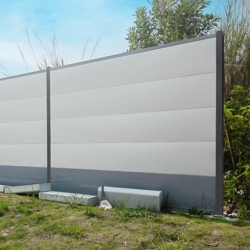 装配式钢结构围挡 工地施工围蔽 T型槽围墙 安全隔离板 道路围挡