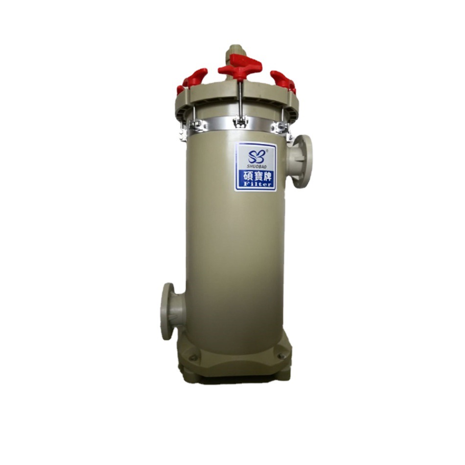 精密循环药液过滤器 蚀刻线耐高压过滤桶 耐酸碱PP过滤器