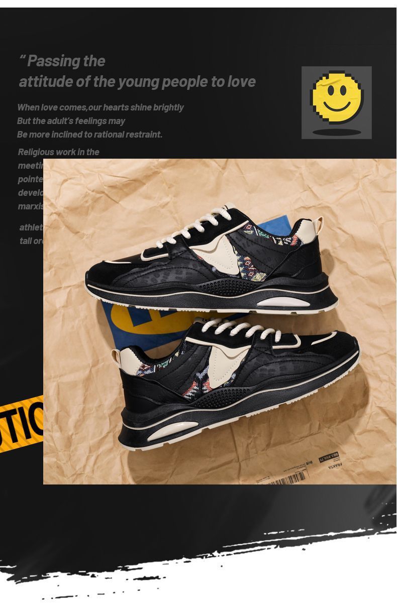 Men's Casual Shoes Soft Sole Thick Sole Trainers For Men_voghion.com