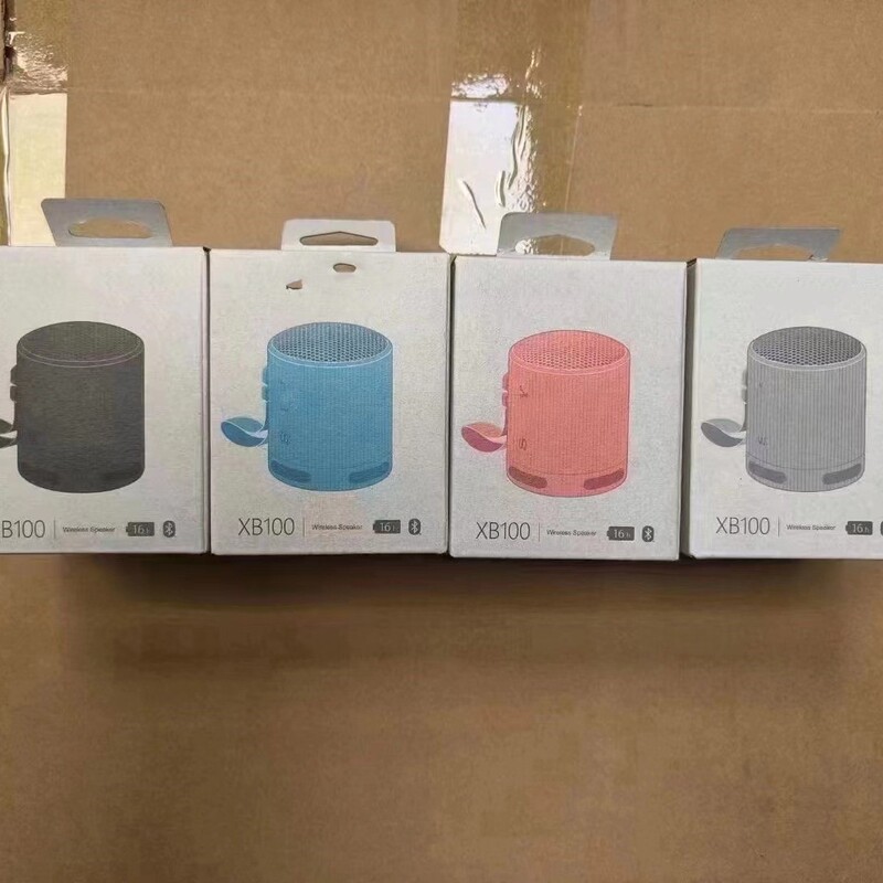 Cross-Border New Srs-Xb100 Wireless Bluetooth Subwoofer Portable Mini Waterproof and Dustproof Speaker Audio