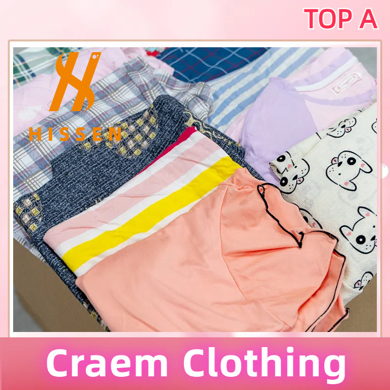 外贸出口欧洲 二手衣服女装精品短袖T恤裙子craem used clothing