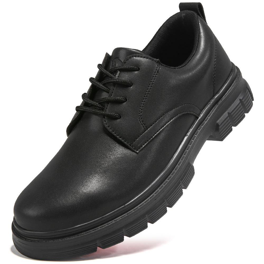 厨师鞋防滑工作鞋厨房劳保鞋防滑防水防油超纤皮鞋大码46474849码