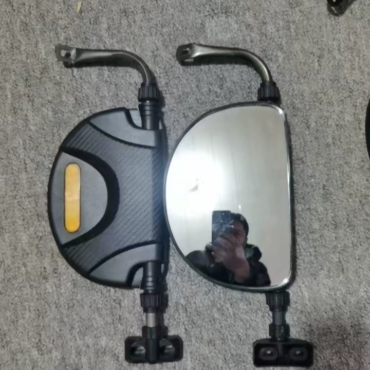 Электрическое трехколесное зеркало заднего вида наполовину золотое