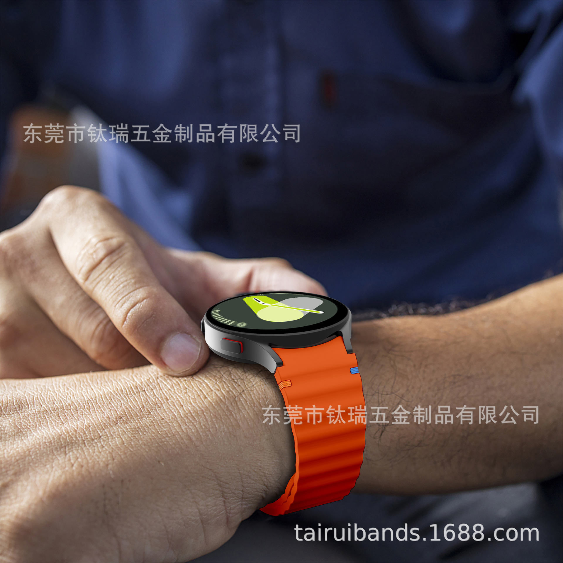 Applicable to the official Galaxy watchFE/6/5/4 with wavy seam silicone strap of Samsung Watch 7 undefined