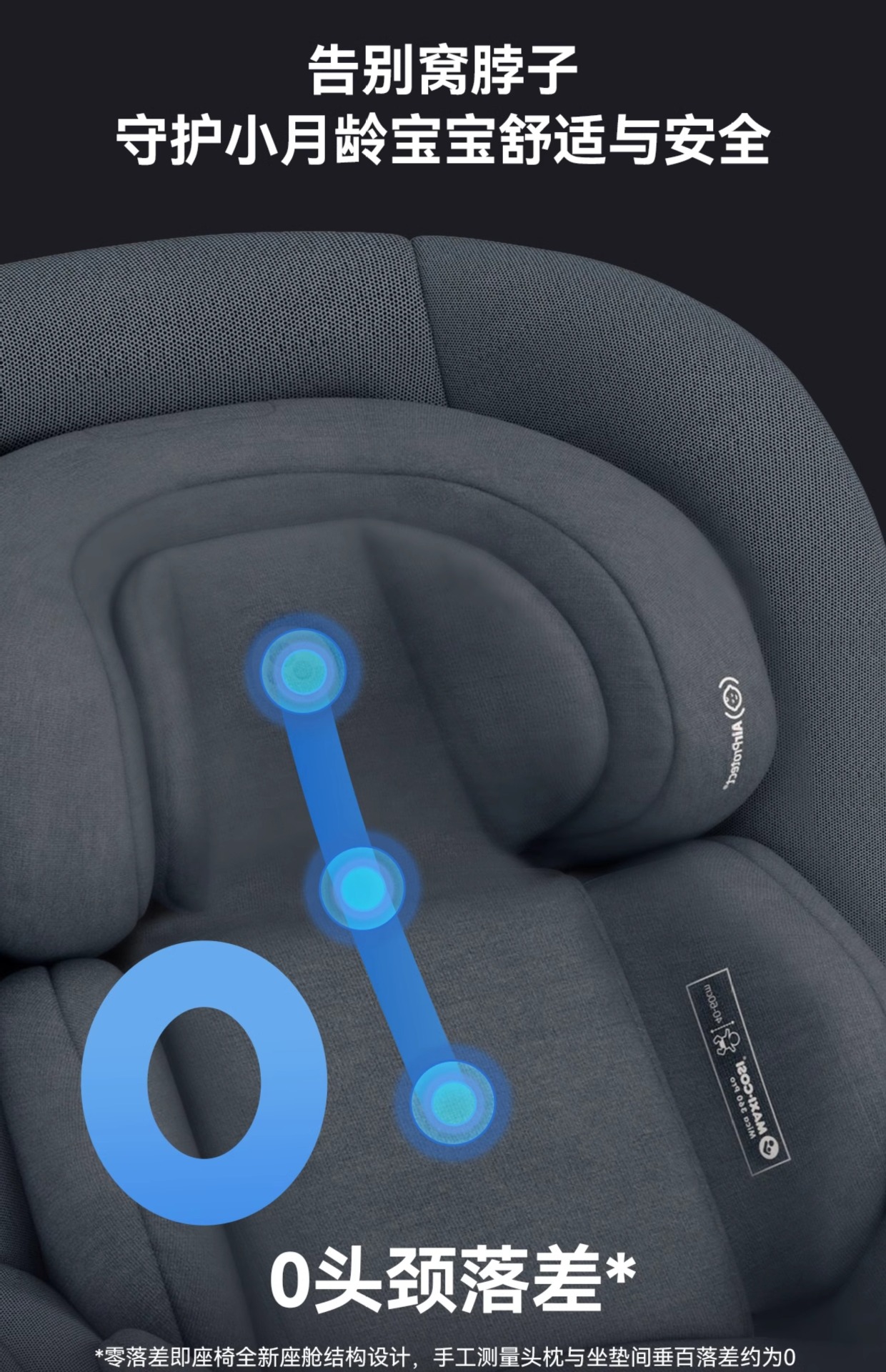 [Brand Source] Maxicosi Mica360Pro Child Safety Seat for Newborns 0-4 Years Old