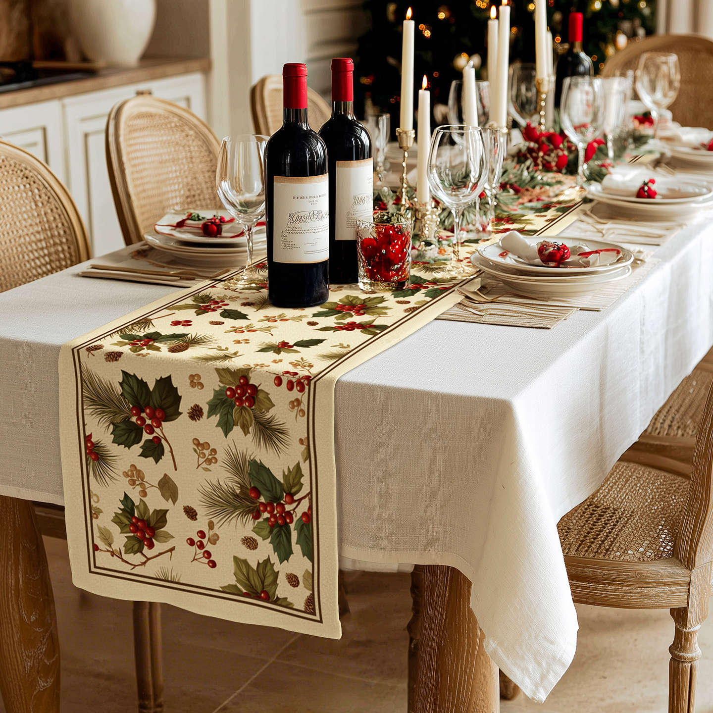 Enlace agosto 55 banderas de mesa de Navidad (65)