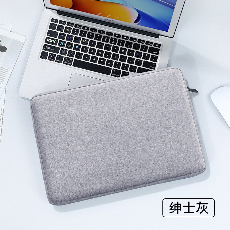 Biyoumeike bolsa de forro para computadora portátil impermeable y aterciopelada personalizada bolsa de forro para computadora portátil gruesa de 13 pulgadas y 15 pulgadas