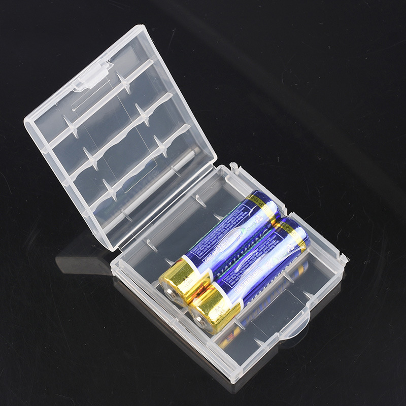 Transparent battery box No.5 No.7 battery storage box AA/AAA linkable 14500 battery plastic box moisture protection Transparent battery box No.5 No.7 battery storage box AA/AAA linkable 14500 battery plastic box moisture protection