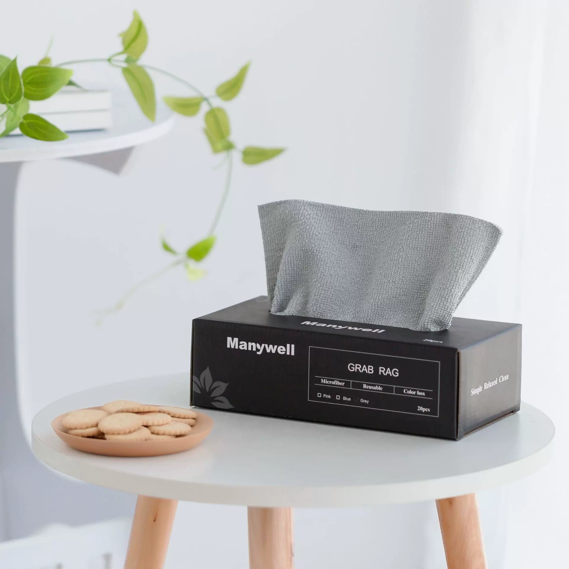 跨境家用抽取式抹布干湿两用不易掉毛厨房洗碗布一次性懒人清洁巾