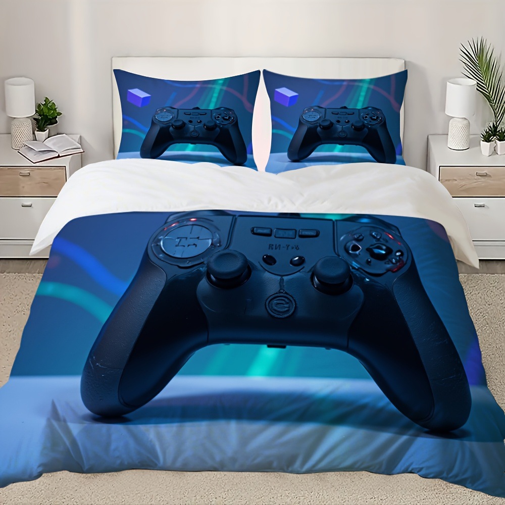 Textil doméstico transfronterizo abrasivo digital impresión quilt kit retro mango de juego fuente fábrica asume TEMU / JIT