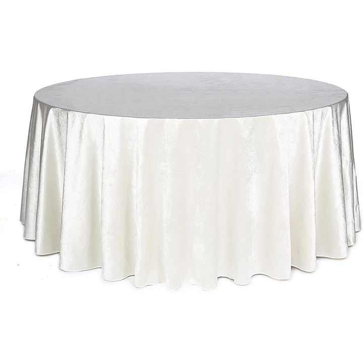 Cruzar la frontera de terciopelo de hielo espesado mantel casa hotel restaurante falda de mesa de franela gran puesto caja de banquete de mantel de color sólido