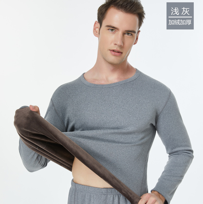 加绒保暖套装超柔_18