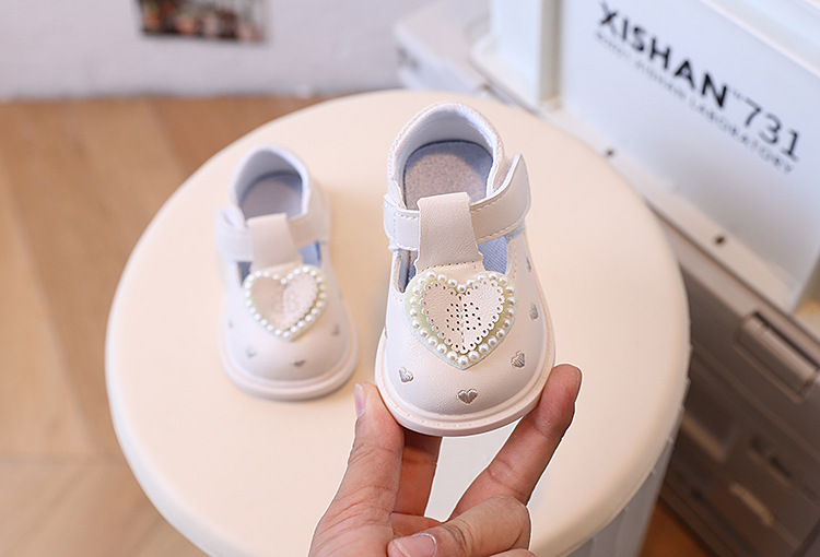 Scarpe da principessa in pelle per bambini piccoli, primavera e autunno, da 0 a 2 anni_voghion.com