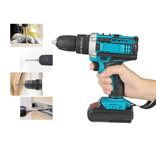 Electric Lithium Battery Charger Drill, Multi-function Electric Drill, Hammer Drill, Household Electric Screwdriver, Power Drill