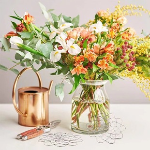 Cross-Border Metal Iron Art Stainless Steel Flower Arrangement Aid Crafts Home Flower Arrangement Aid Soft Decoration