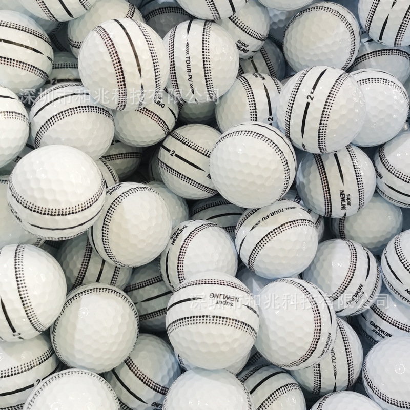 Golf marca nueva Bola de competición de tres capas 360 grados alineación sin fisuras putter bola final de alta densidad logotipo imprimible