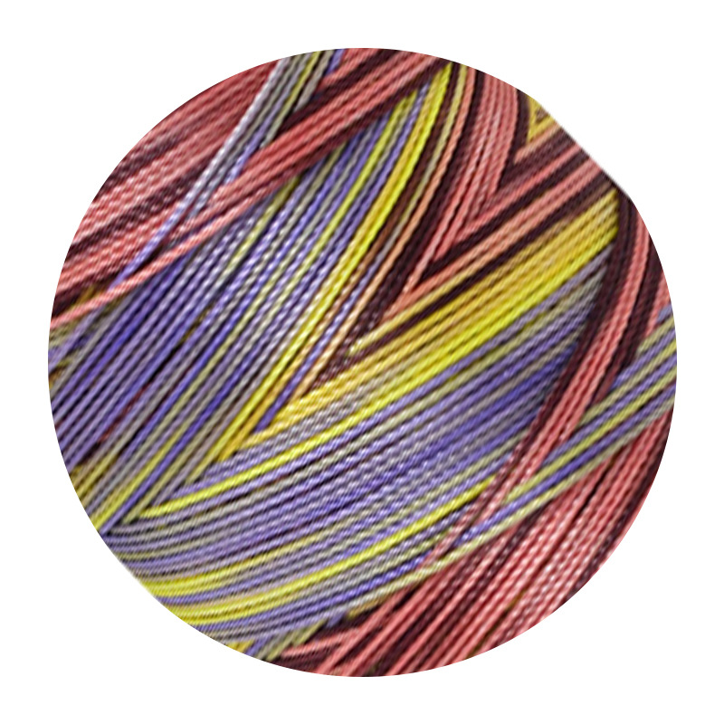 Nuevo 9 hebras de 0,5 mm línea de tejido pulsera collar di di dragón cuerda de mano cuerda de color gradiente cuerda de hilo de texto