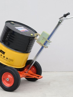 Polyurethane Rubber Wheel Inflatable Iron Barrel Iron-Plastic Barrel Universal Oil Barrel Transport Vehicle Alloy Nozzle Forklift Chuck Assembly