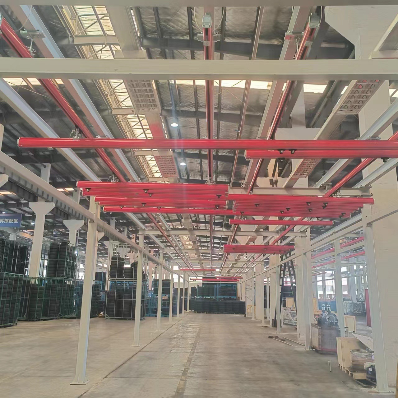 1t电动KBK轨道起重机 抬高主梁悬挂行车 德马格电动葫芦 运行平稳