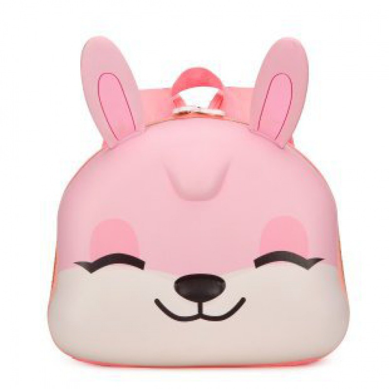 Mochila infantil caricatura lindo conejo estilo extranjero ultra ligero para jugar mochila princesa de niña