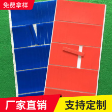 磨砂光面彩色防滑墊藍色方形硅膠墊灰白色防震網格橡膠腳圓形庫存