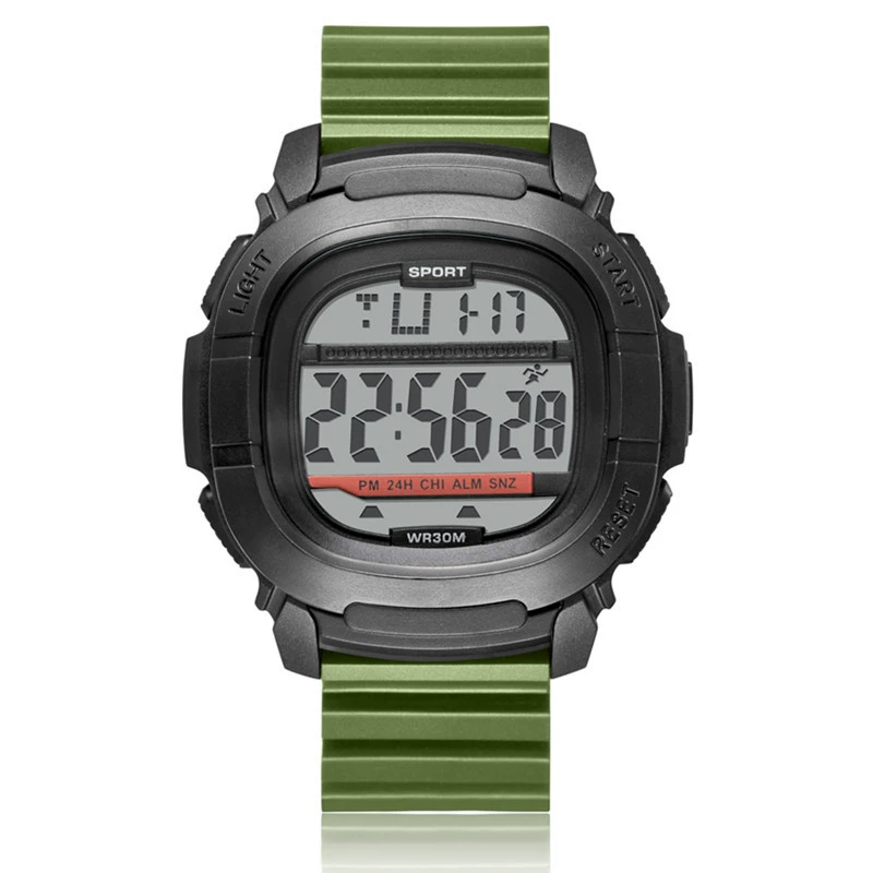 Модные универсальные спортивные мужские часы, waterproof digital часы для мужчин и женщин