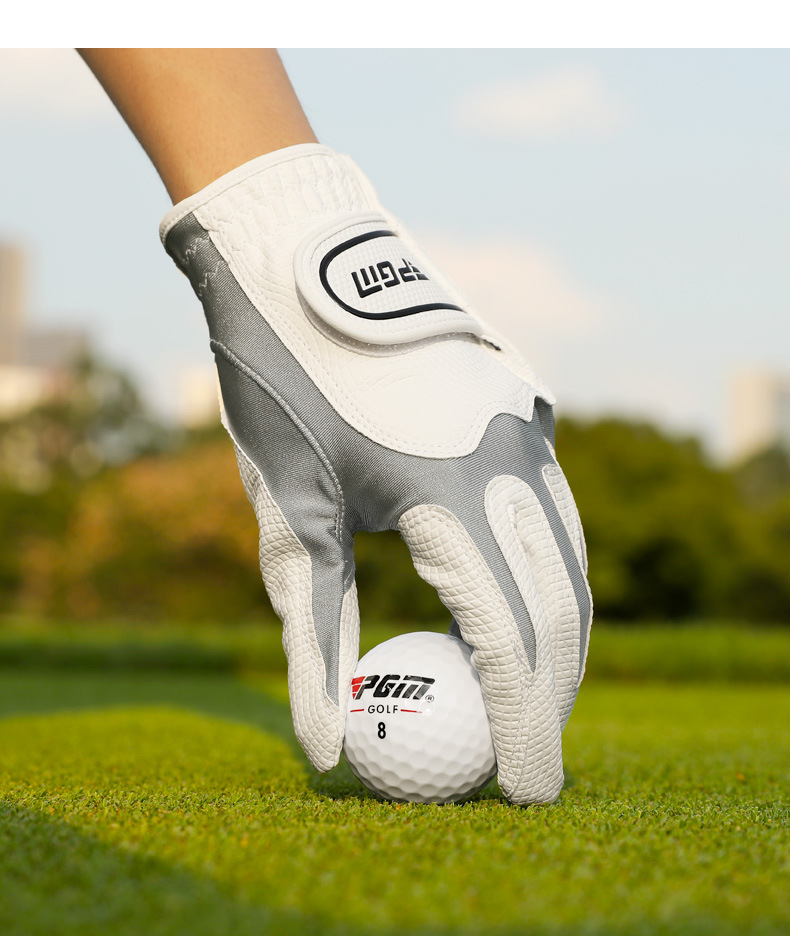 Găng tay golf PGM nam chất liệu PU kết hợp Lycra chống mài mòn, thoáng khí, có Velcro — [XS:15-18 yard] Thích hợp cho trẻ em/nữ chi tiết 44