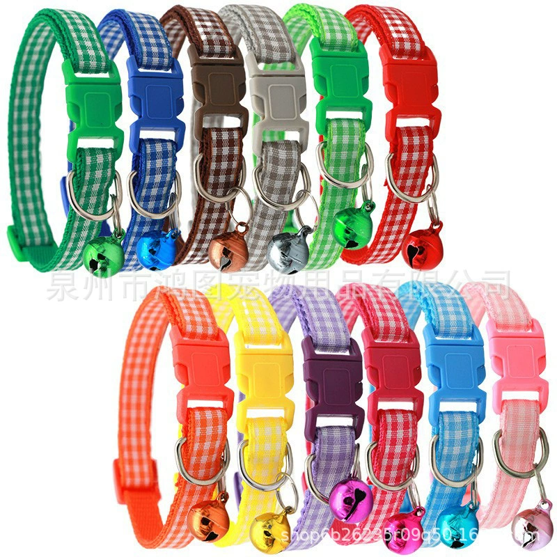 Трансграничные новые домашние животные маленькие квадратные сетки повседневные плетеные собачьи ошейники кошачьи ошейники