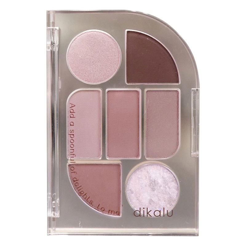 dikalu Grey Powder Milk Tea Pure Desire Wind ~ Eye Shadow Plate Low Saturation Matte Niche Brand Earth Color Daily Makeup