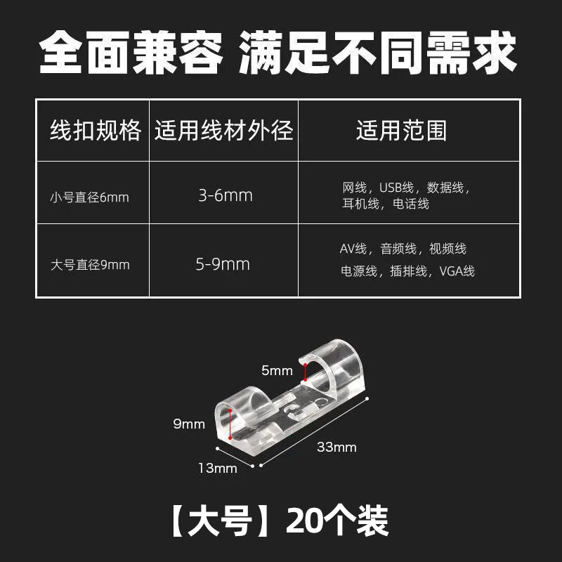 Fijador de alambre autoadhesivo de cable de datos de fijación de alambre de cableado de malla de almacenamiento en la pared de cableado de cableado