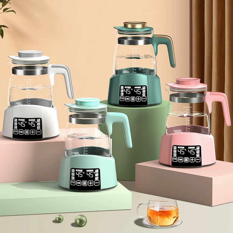 Детский регулятор постоянной температуры молока, стеклянный чайник для воды, горячая вода, кормление молоком, полностью автоматическая интеллектуальная изоляционная машина для приготовления молока, сухое молоко