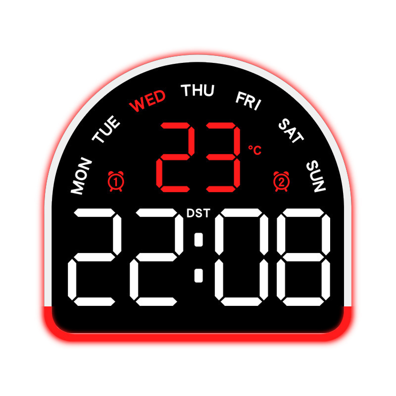 Nuevo reloj electrónico LED de luz de atmósfera reloj multifuncional de iluminación doméstica mostrando la temperatura del reloj de mesa 552
