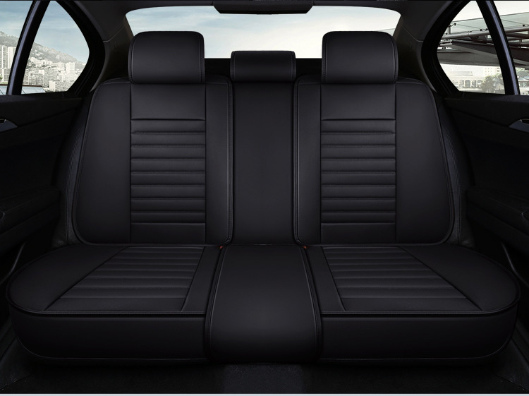 New Diamond-Shaped Full-Surround Full-Leather Solid Waist Car Seat Cushion Manufacturer Wholesale One-Piece Drop-Shipping Car Seat Cover Suitable for All Seasons
