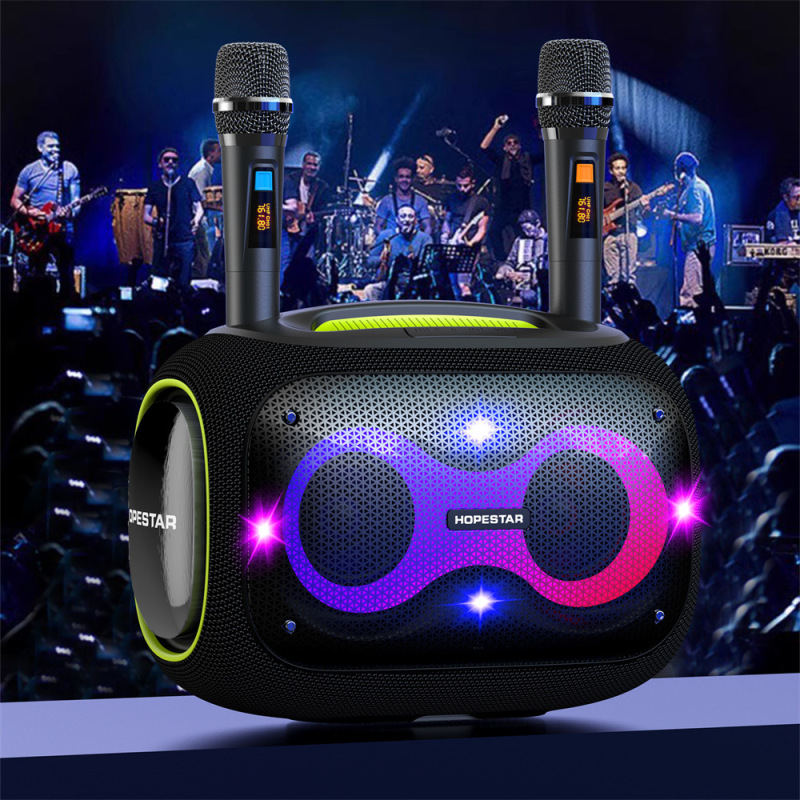 HOPESTAR par boxハイパワー120wワイヤレスbluetoothスピーカー屋外演出携帯防水|undefined