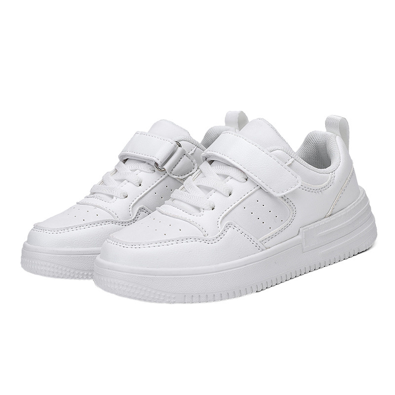 Zapatos blancos para niños 2023 otoño nuevos zapatos deportivos blancos campus niña zapatos blancos fuerza aérea zapatos al por mayor