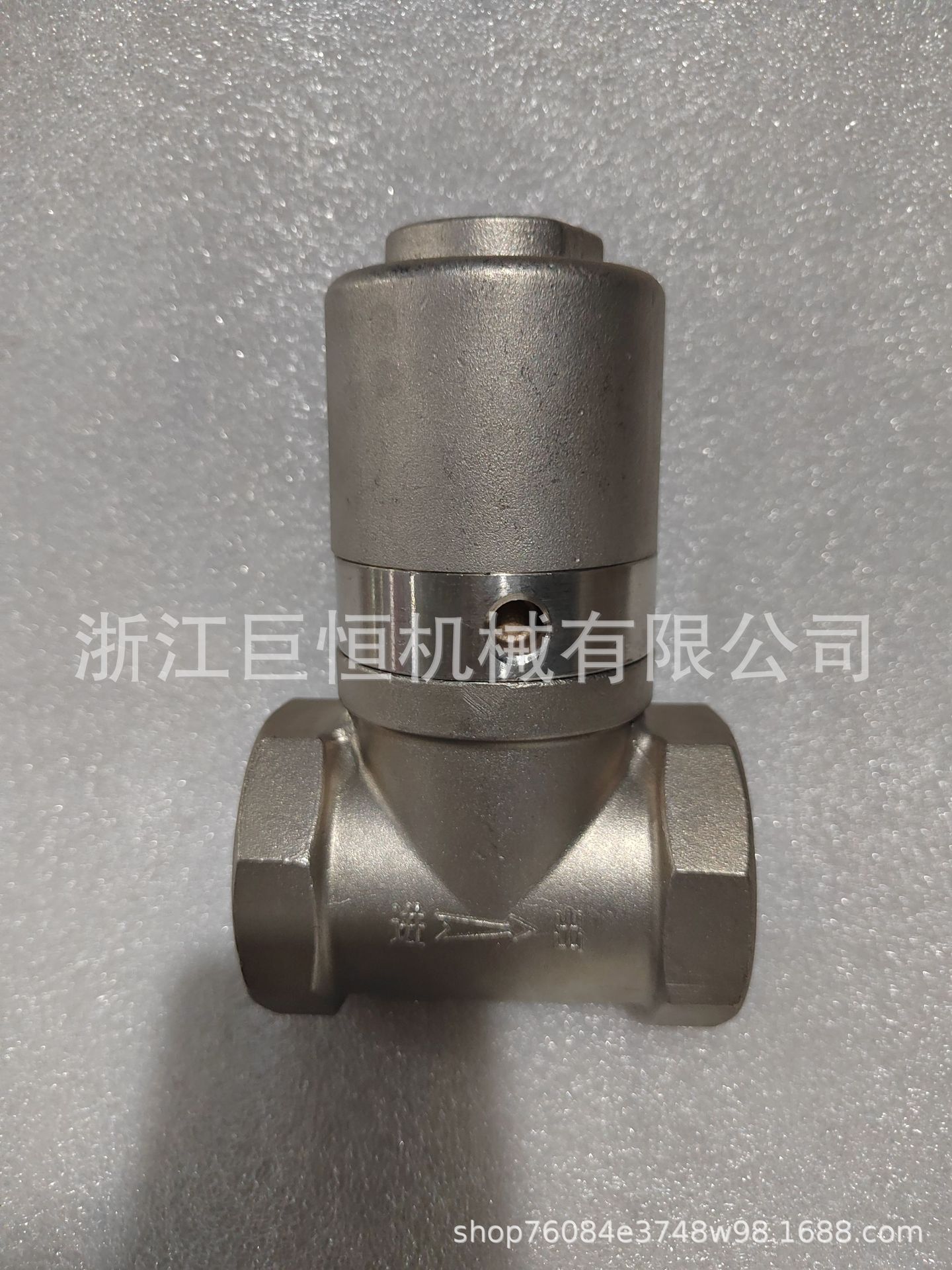 全304不锈钢自动洒水车气动切断阀 DN50 洒水车改装气动球阀