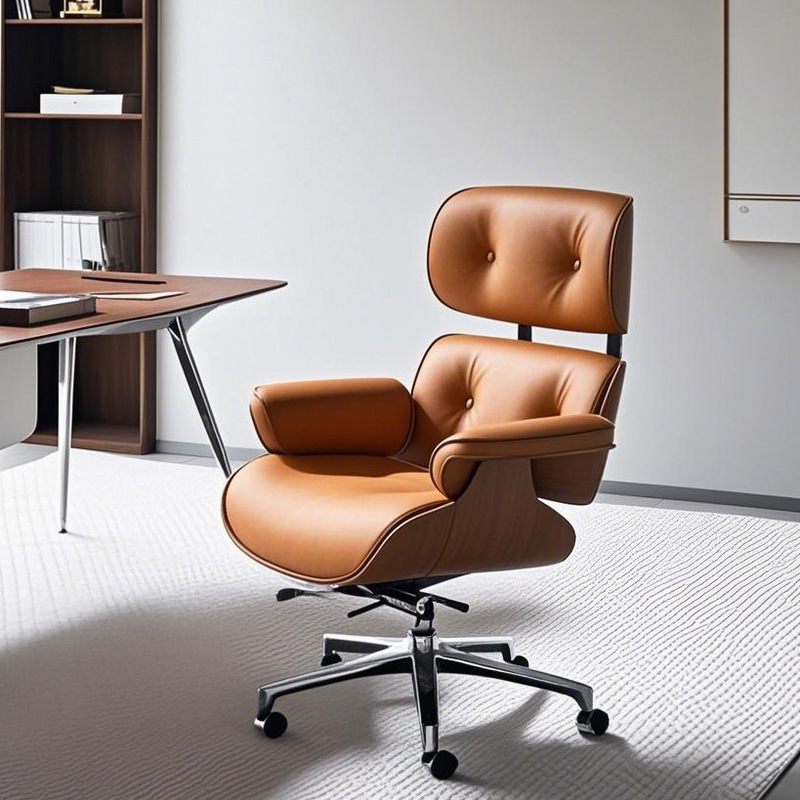 Boss Chair, Eames Computer Chair, Executive Desk Chair, Reclining Leather Swivel Chair, Office Chair, Modern Home Comfort Chair Boss Chair, Eames Computer Chair, Executive Desk Chair, Reclining Leather Swivel Chair, Office Chair, Modern Home Comfort Chair