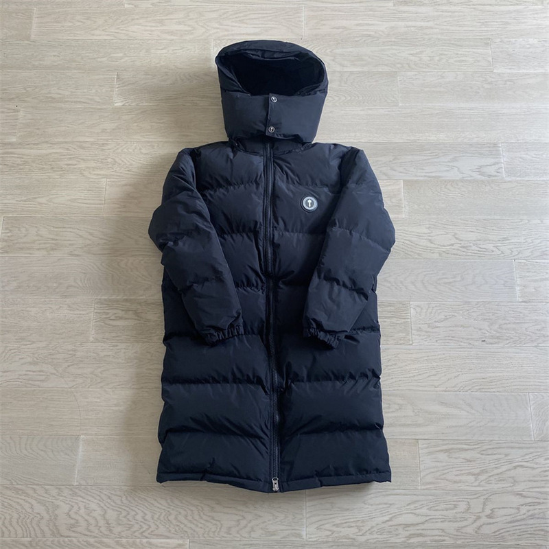 Trapstar Oversized Irongate Puffer Men's Long Jacket Quality Feather Cotton Jacket