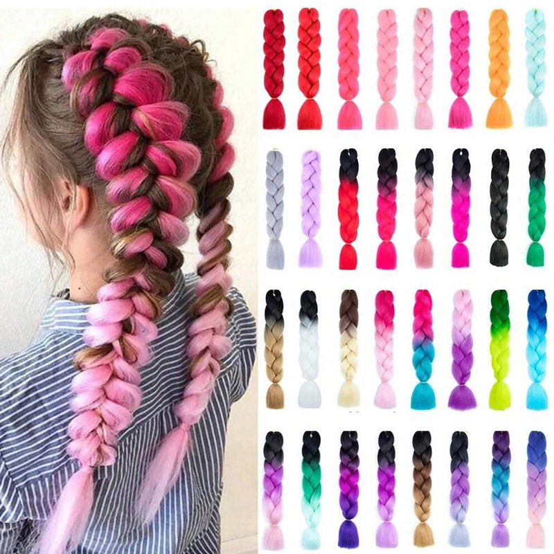 Peruca de trenza africana mujer color trenza artefacto de alta temperatura seda de trenza cabello cabello cab