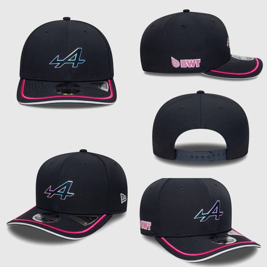 2024 nuevo estilo transfronterizo negro techo duro Red Bull League fan gorra de béisbol sombreado protector solar hombres y mujeres estilo bordado de moda