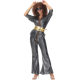 M-XL Ladies 70 s Retro Disco Hip Hop Ball Dress Cosplay Costume Halloween Costume
