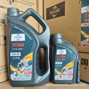 Fosco Molecular Oil Upgraded Version 5W40, Full-Synthetic Engine Oil to Reduce Oil Burning, Universal for Diesel and Gasoline Vehicles, Suitable for Mercedes-Benz and BMW, MEI