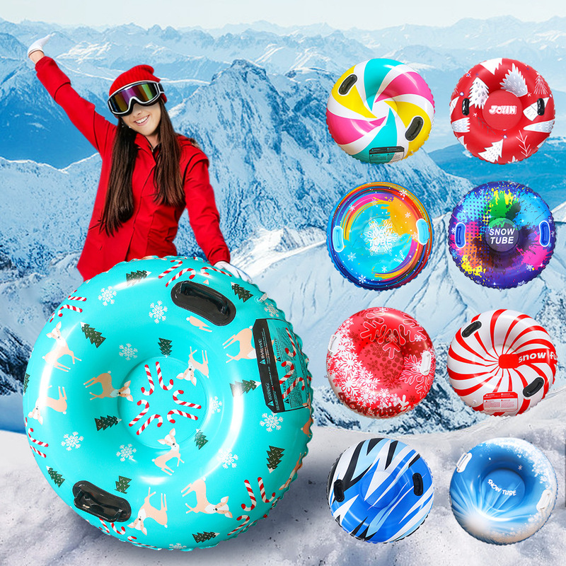 Cross-Border Ready-Made Inflatable Ski Ring, New Large Anti-Rollover Outdoor Adult Thickened Ski Board, Cold-Resistant Ski Mat Cross-Border Ready-Made Inflatable Ski Ring, New Large Anti-Rollover Outdoor Adult Thickened Ski Board, Cold-Resistant Ski Mat