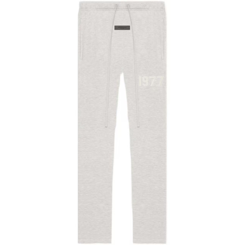 Ss22 Correct Version Fear of God Long Pants Double Line Casual Fleece 1977 Sweatpants Straight Pants Versatile for Men and Women