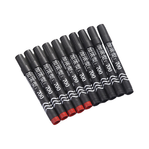Bulk 700 thickened marker pen, quick-drying, extra-long water writing pen, writing-resistant bullet pen