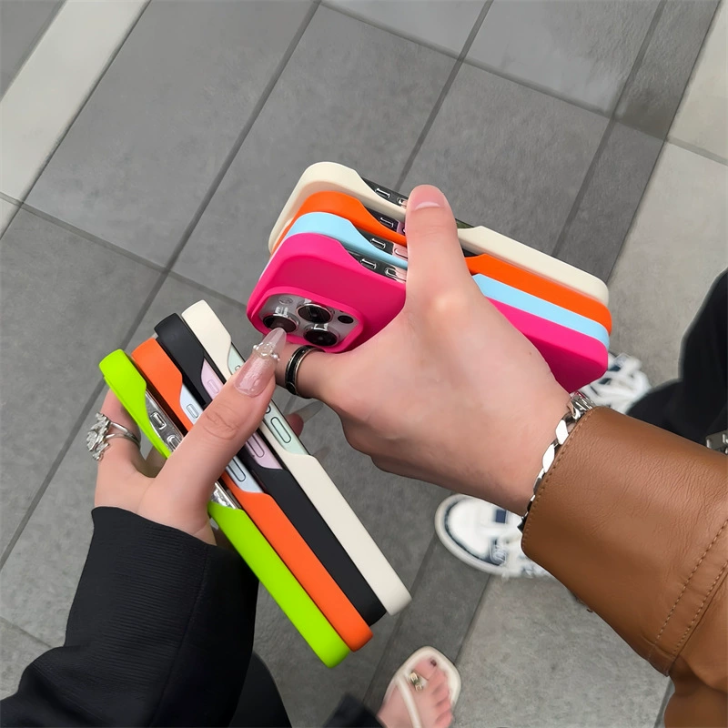 Смартфон-кейс совместимый с Apple, матовый iPhone 16, силиконовый защитный чехол, iphone, 17promax
